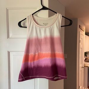 Athleta workout racer back crop tank